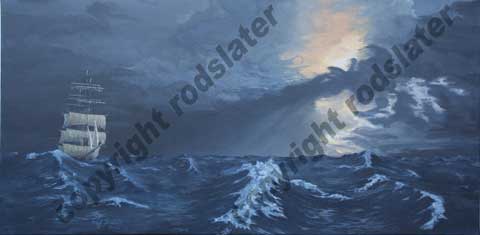 119 Dawn Squall  - 119 Dawn Squall
Original Acrylic Painting by