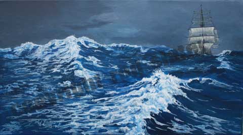 118 Rough Passage  - 118 Rough Passage
Original Acrylic Painting
Canvas on