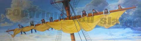 152 Shortening Sail  - 152 Shortening Sail
Original Oil Painting
Canvas on